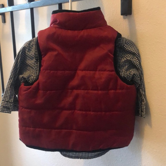 Flannel and puffer vest set - Picture 4 of 4